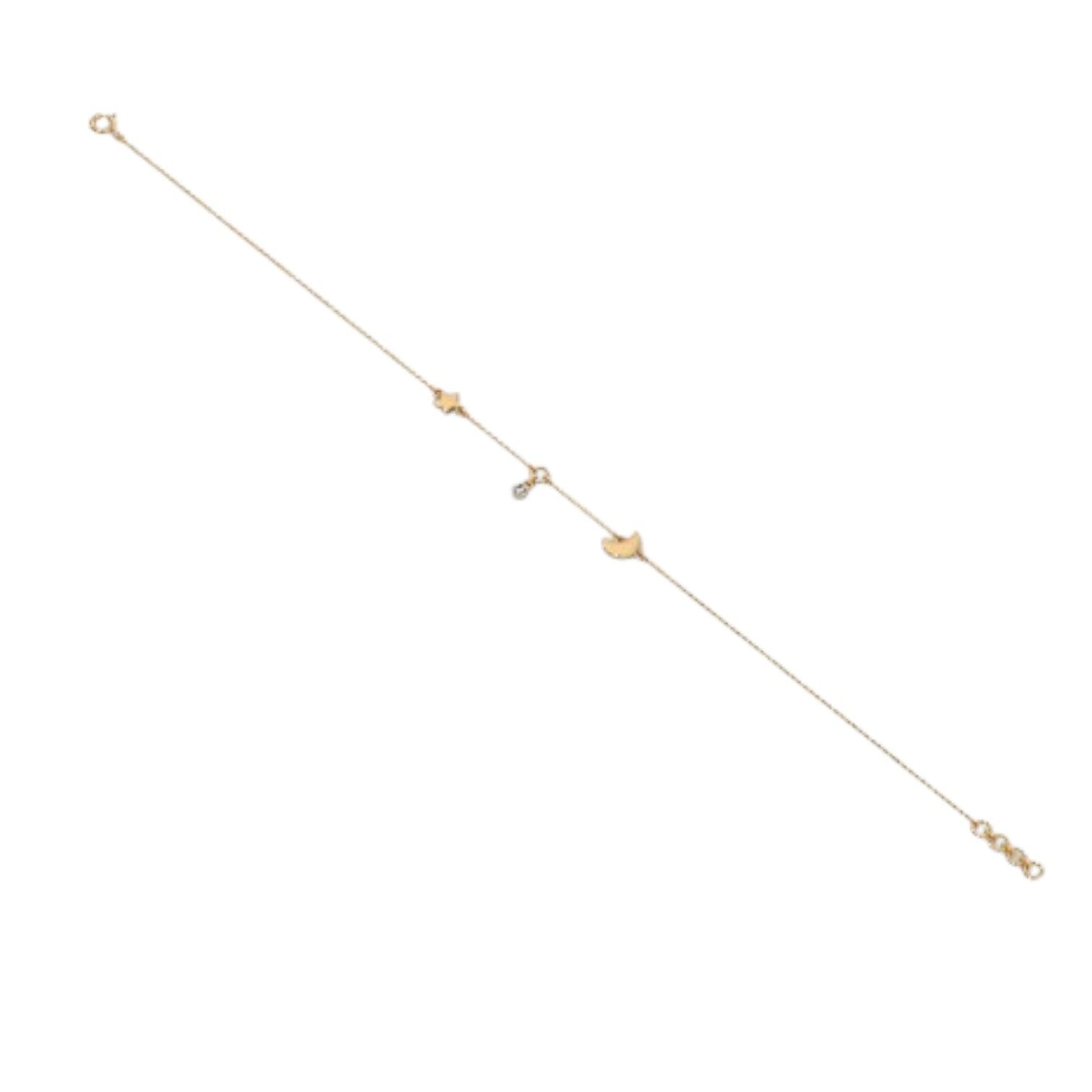 Moon Bling Charm 925 Sterling Silver Anklet By Kesardeep Impex For Women